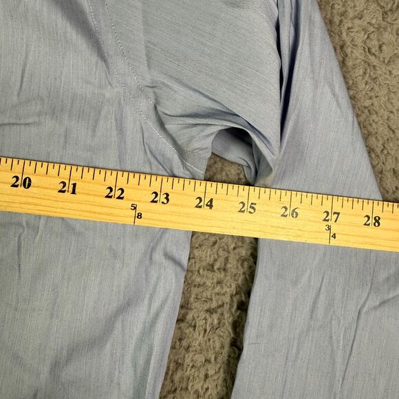 Lauren Ralph Lauren Dress Shirt Mens 17 32/33 (XL) Cotton Nylon Stretch Slim Fit - Picture 7 of 10